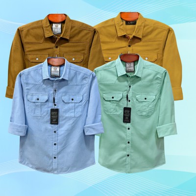 Men's Double Pocket Shirt