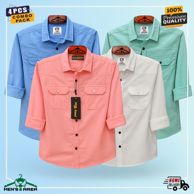 Men's Double Pocket Shirt