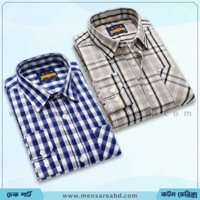Cotton Check Shirt