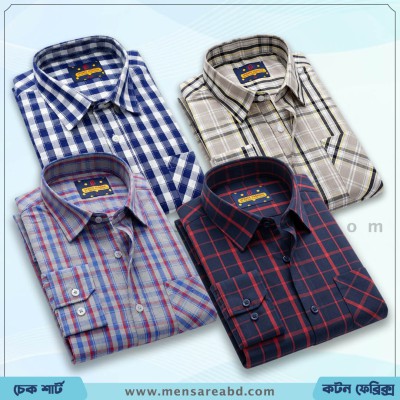 Cotton Check Shirt