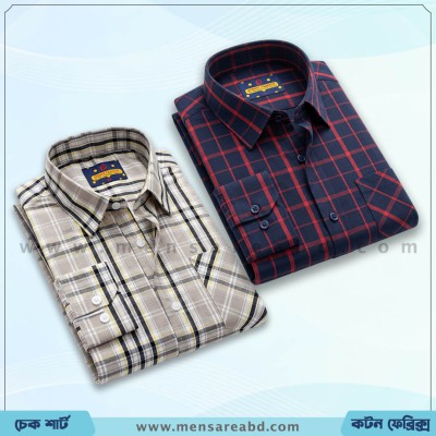 Cotton Check Shirt