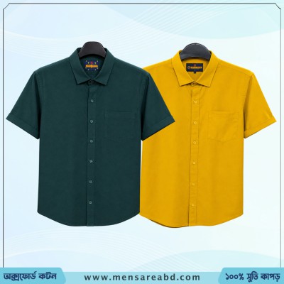 Oxford Cotton Half Shirt