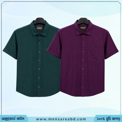 Oxford Cotton Half Shirt