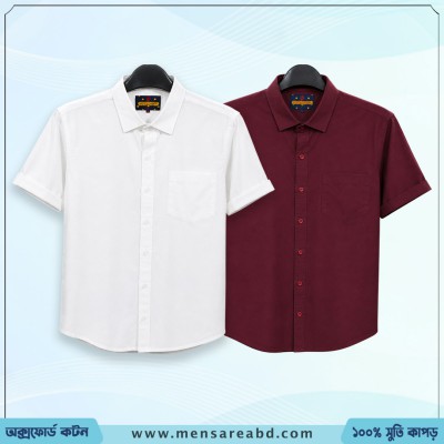 Oxford Cotton Half Shirt
