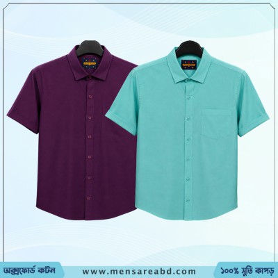 Oxford Cotton Half Shirt