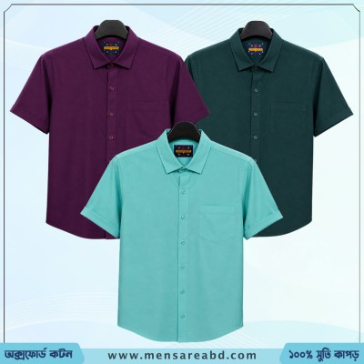 Oxford Cotton Half Shirt