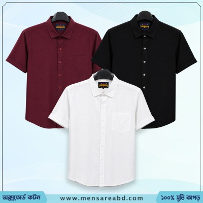 Oxford Cotton Half Shirt