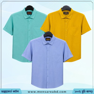 Oxford Cotton Half Shirt