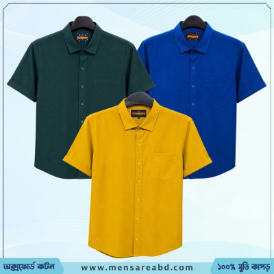 Oxford Cotton Half Shirt